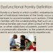 What is a dysfunctional family means?