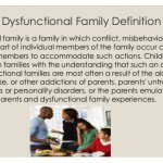 What is a dysfunctional family means?