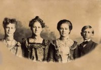 Vintage Women and Boy from 1920
